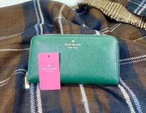 Kate Spade Schuyler Large Continental Wallet Deep Jade K9347